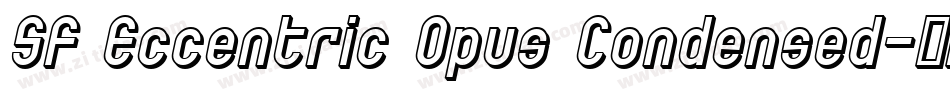 SF Eccentric Opus Condensed字体转换